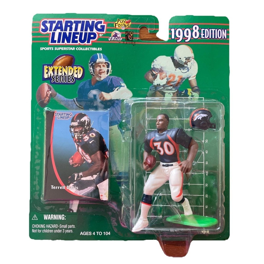 Terrell Davis Starting Lineup 1998 Edition Figure Denver Broncos